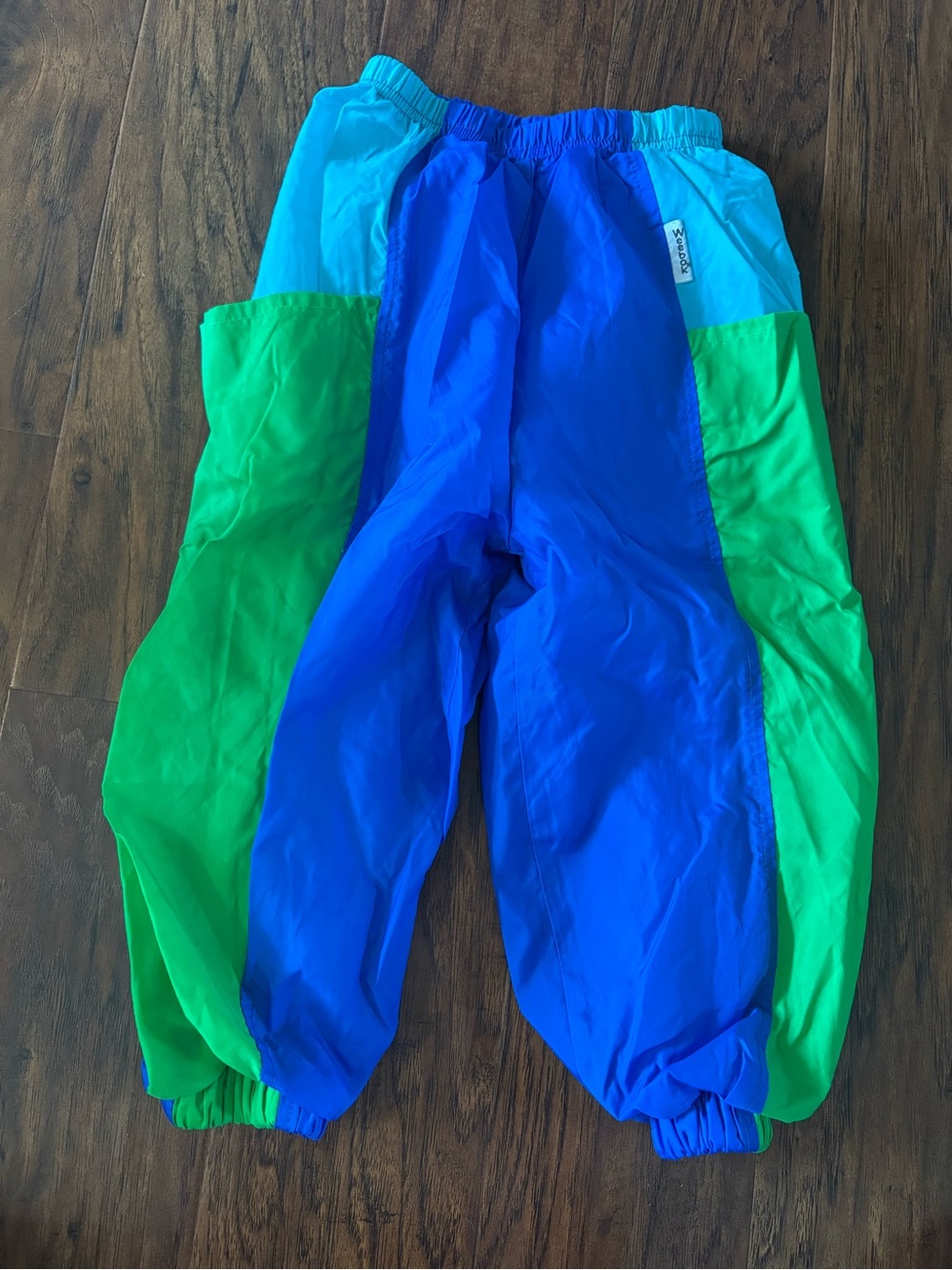 Vintage 90’s Weebok Kids Windbreaker Pants Color Block Size 3T